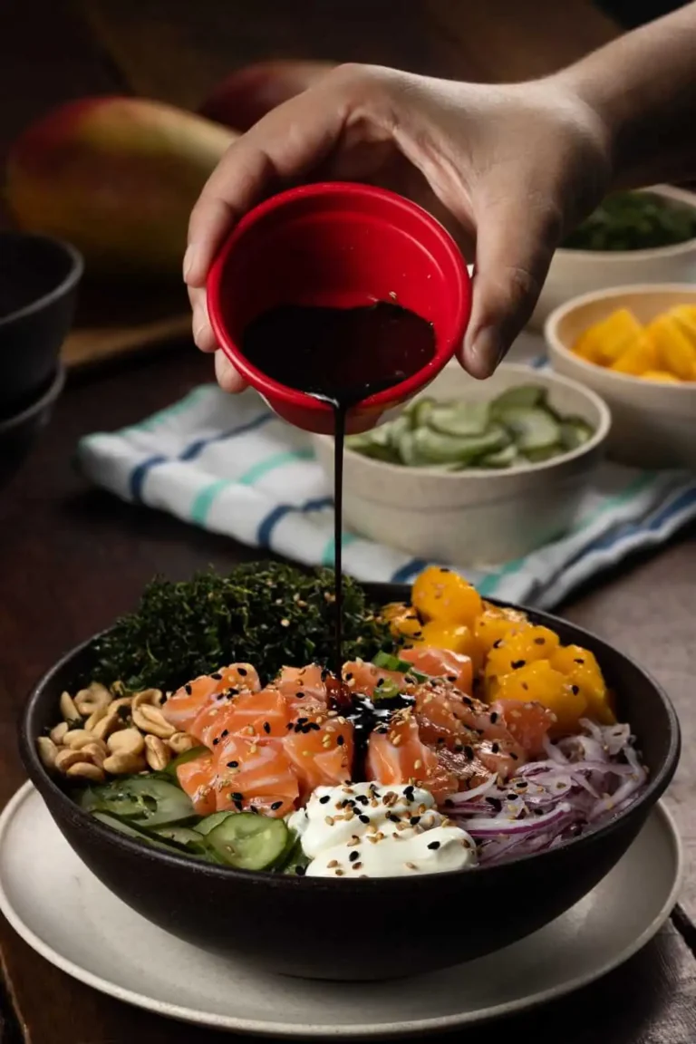 Poke de salmão fresco Ka'Nalu